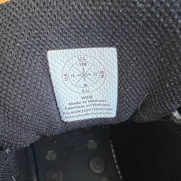 Oboz Men's Sawtooth II Low hiking boots men’s 14 wide - Picture 9 of 12